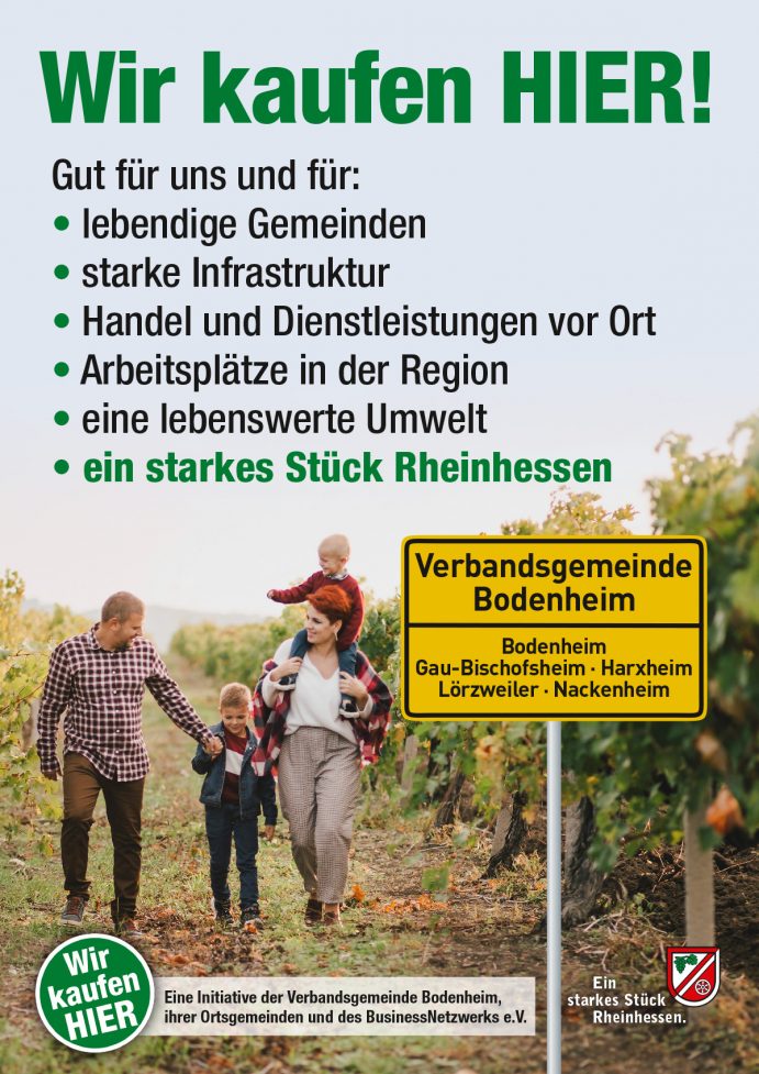 Plakatmotiv Wir kaufen HIER!