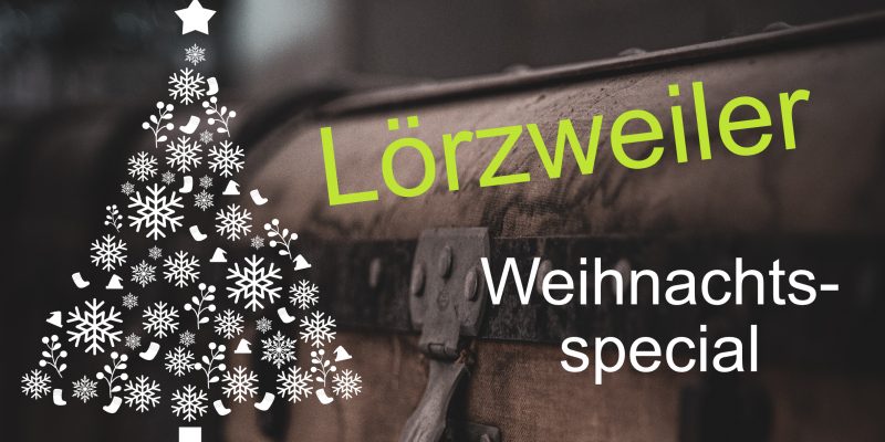 Logo Geschichtenbox Lörzweiler - mit Weihnachtsbaum